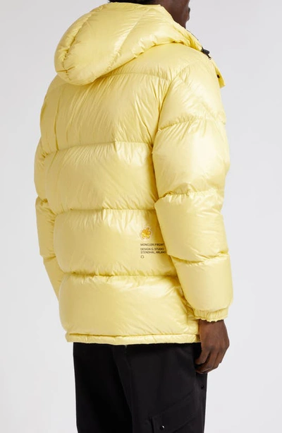 Shop Moncler Genius Anthemiok Waterproof Down Puffer Jacket In Yellow