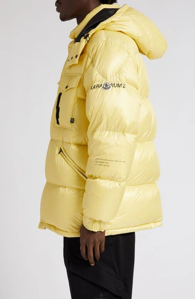 Shop Moncler Genius Anthemiok Waterproof Down Puffer Jacket In Yellow