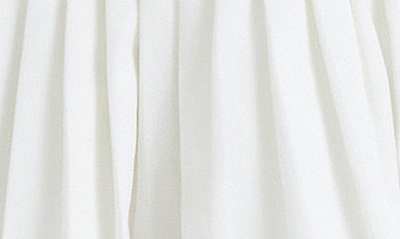 House Of Cb Marcy Pintuck Corset Bodiceminidress In White