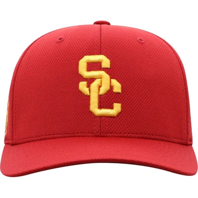 Shop Top Of The World Cardinal Usc Trojans Reflex Logo Flex Hat