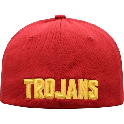 Shop Top Of The World Cardinal Usc Trojans Reflex Logo Flex Hat