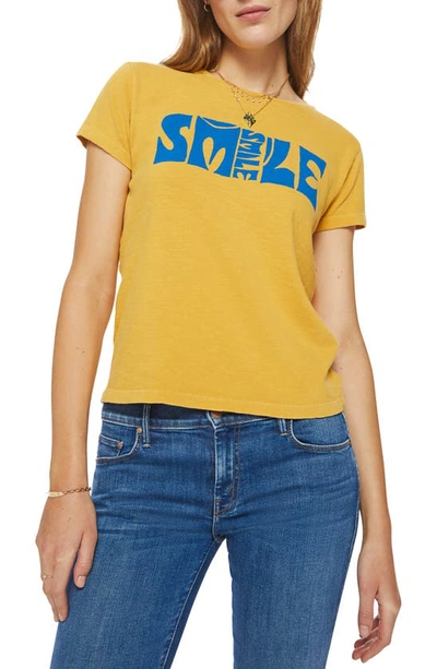 Shop Mother The Sinful Embroidered T-shirt In Smil