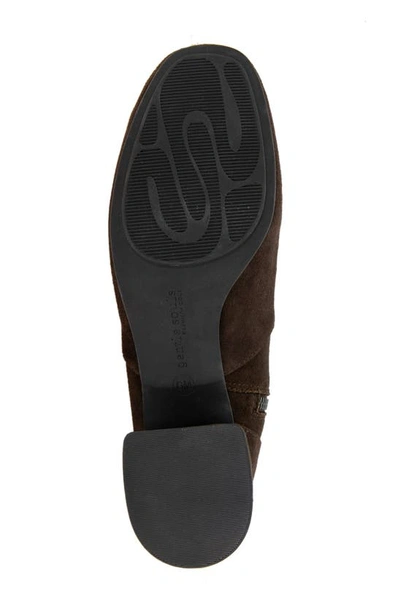 Gentle Souls By Kenneth Cole Emily Zip Bootie In Chocolate Suede