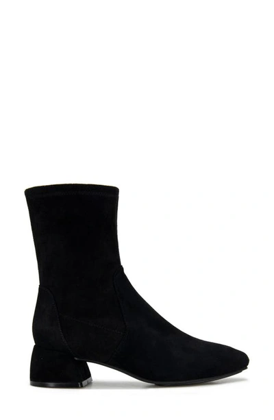 Gentle Souls By Kenneth Cole Emily Zip Bootie In Black Suede