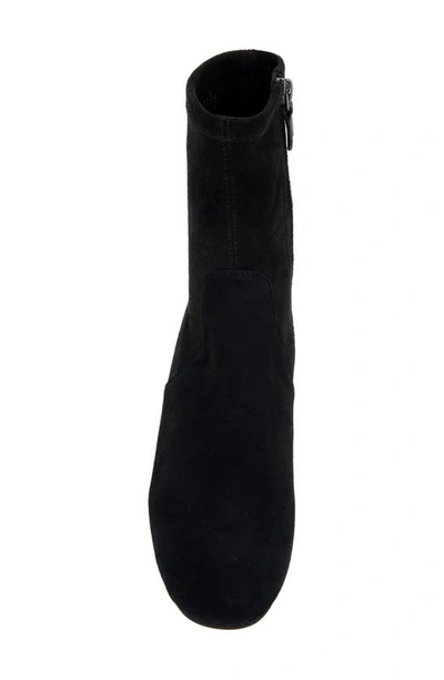 Gentle Souls By Kenneth Cole Emily Zip Bootie In Black Suede