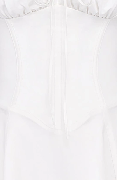 Shop House Of Cb Carmen Bustier Sundress In White