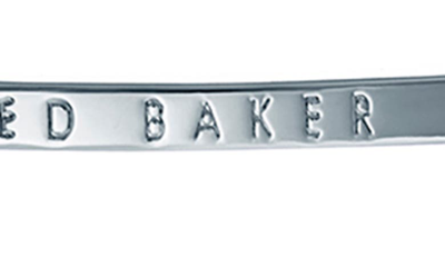 Shop Ted Baker Breenar Baker Bar Slider Bracelet In Silver Tone