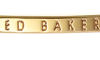 Shop Ted Baker Breenar Baker Bar Slider Bracelet In Gold Tone