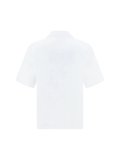 Shop Givenchy Boxy Fit Cotton Shirt With Logo