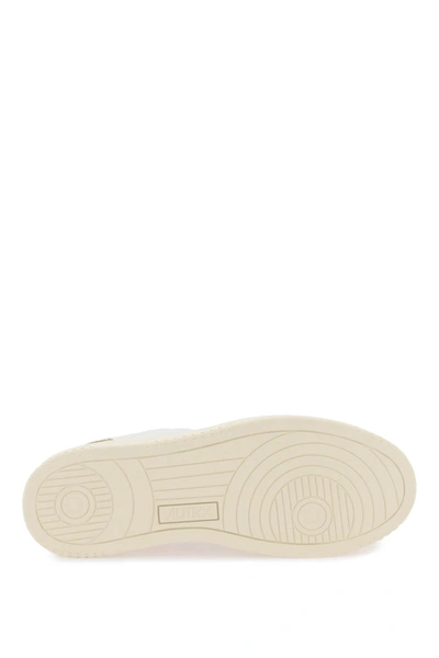 Shop Autry Leather Low Medalist Sneakers