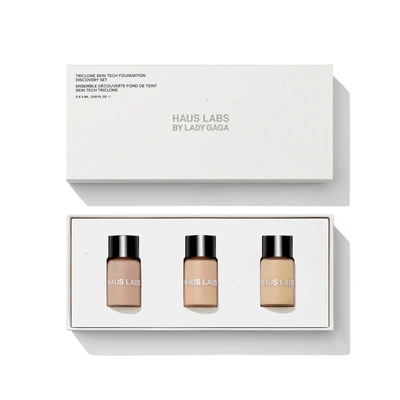 Shop Haus Labs Triclone Skin Tech Foundation Discovery Set