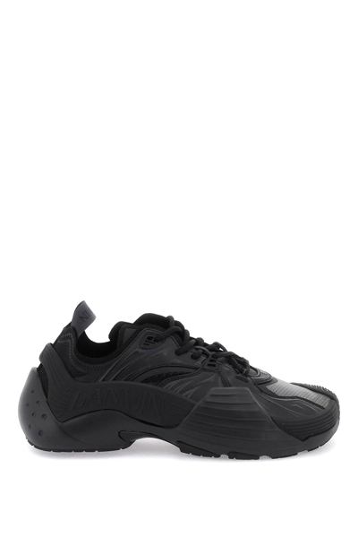 Shop Lanvin Flash-x Sneakers In Black (black)