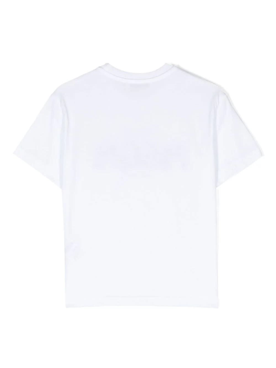 Msgm T-shirt In Bianco