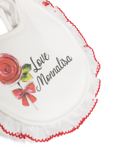 Monnalisa Floral-print Babygrow Set In White