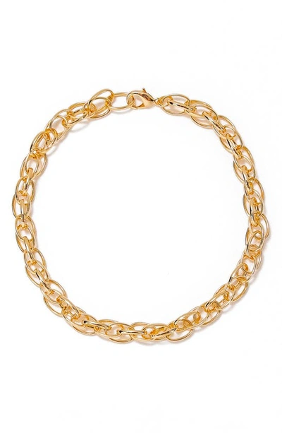 Shop Petit Moments Olympic Necklace In Gold