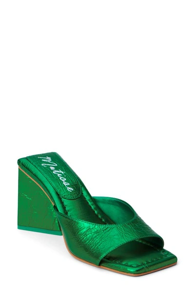 Shop Matisse Regan Slide Sandal In Green