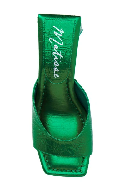 Shop Matisse Regan Slide Sandal In Green