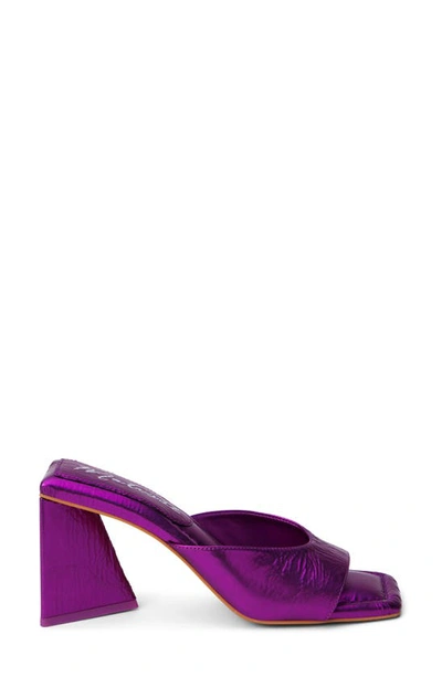 Shop Matisse Regan Slide Sandal In Purple