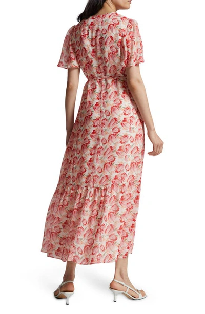 & OTHER STORIES SALLY FLORAL WRAP MAXI DRESS 