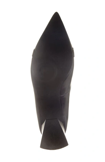 Shop Jeffrey Campbell Happy Hour Pointed Toe Pump In Black Silver
