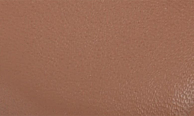 Shop Calvin Klein Crystil Flat In Dark Natural Leather