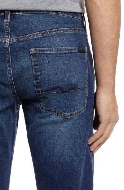 7 For All Mankind Austyn Squiggle Relaxed Straight Jeans In Rainier