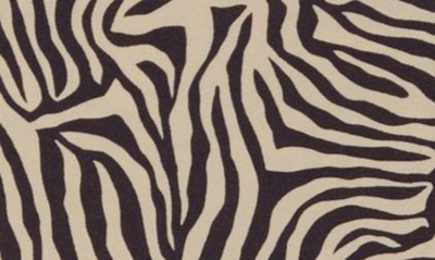 Shop Chantelle Lingerie Soft Stretch Bikini In Zebra Print-nude/ Ink