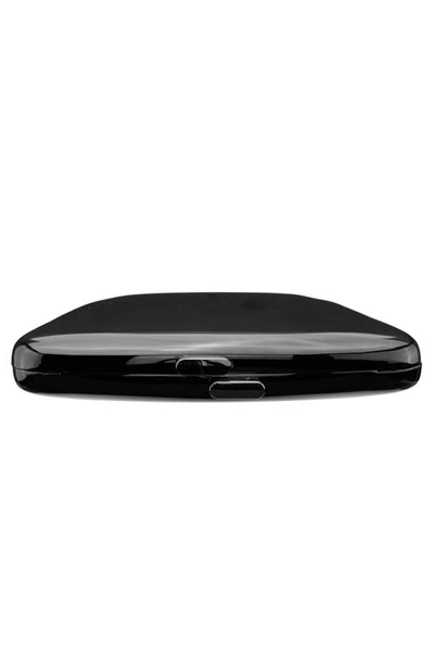 Nina Wham Minaudière Clutch In Gunmetal
