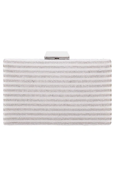 Nina Desyre Embellished Minaudière In White