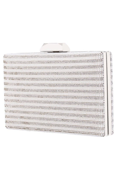 Nina Desyre Embellished Minaudière In White