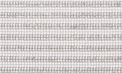 Nina Desyre Embellished Minaudière In White