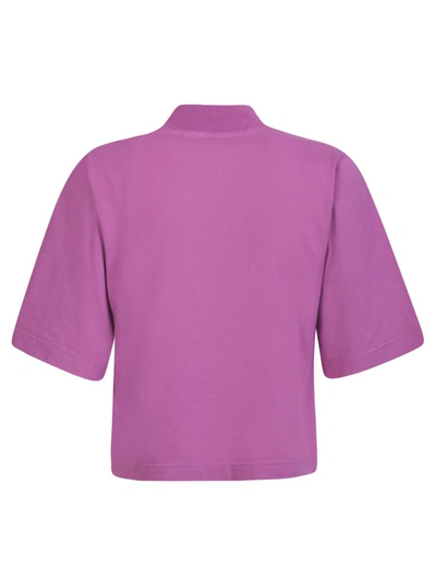 Shop Palm Angels T-shirts In Purple