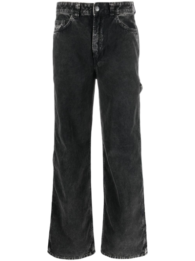 Shop Haikure Winona Corduroy Wide-leg Trousers In Grey