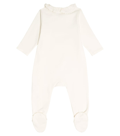 Shop Chloé Baby Cotton Onesie And Comforter In White