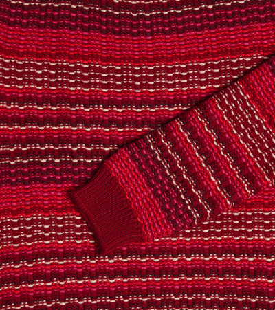Shop Loro Piana Girocollo Jacquard Cashmere Sweater In Multicoloured