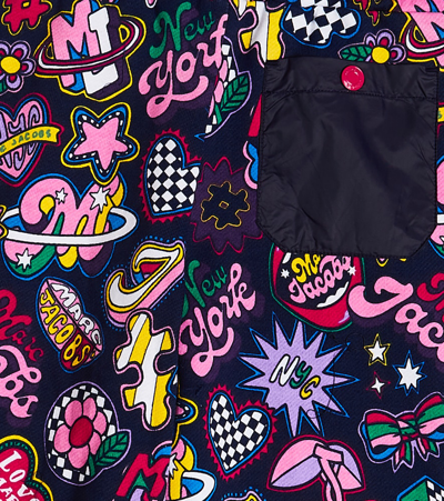 Shop Marc Jacobs Printed Cotton Sweatpants In Multicoloured