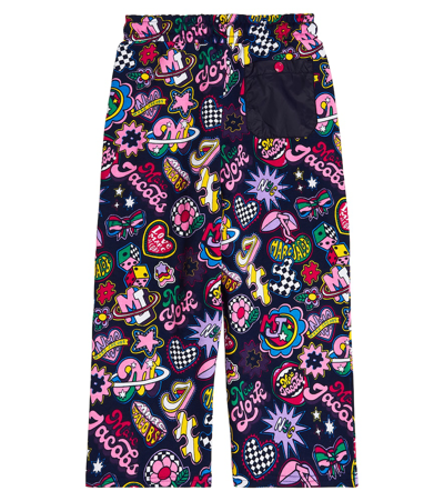 Shop Marc Jacobs Printed Cotton Sweatpants In Multicoloured