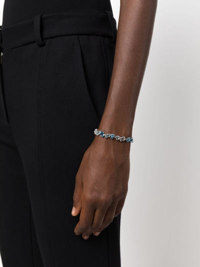 Swarovski Gema Mixed-crystals Bracelet In Blue