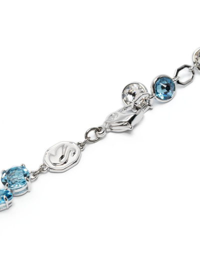 Swarovski Gema Mixed-crystals Bracelet In Blue