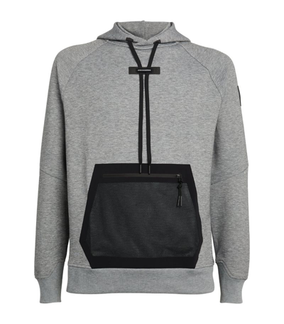 Shop On Running Mesh-pocket Hoodie In Grey