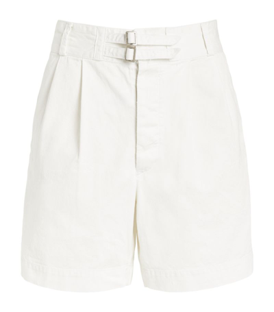 Shop Polo Ralph Lauren Cotton Regatta Shorts In White