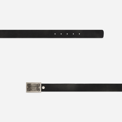 Dolce & Gabbana Leather Belt In Multicolor
