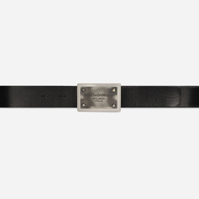 Dolce & Gabbana Leather Belt In Multicolor