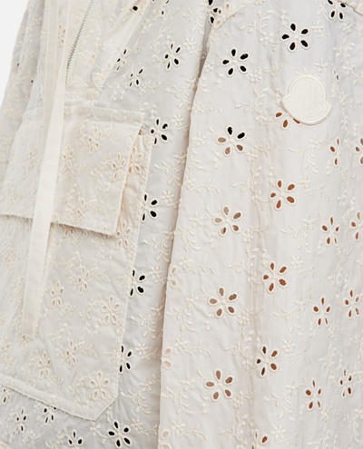 Moncler Genius 2 Moncler 1952 Broderie Anglaise Jacket In White