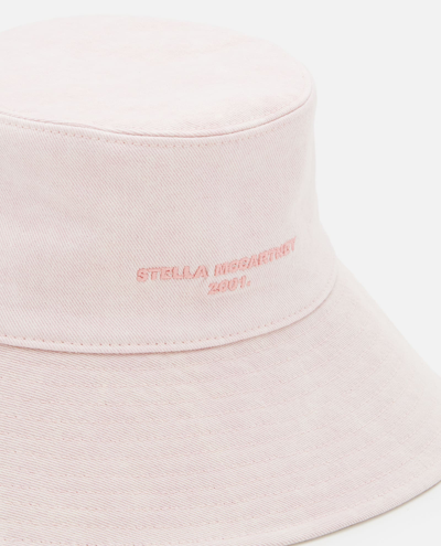 Shop Stella Mccartney Eco Cotton Bucket Hat In Pink