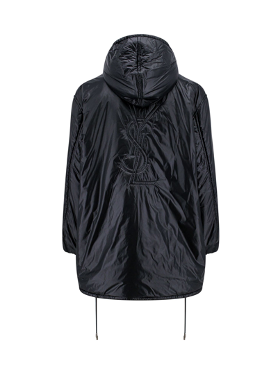 Shop Saint Laurent Cassandre Jacket In Black