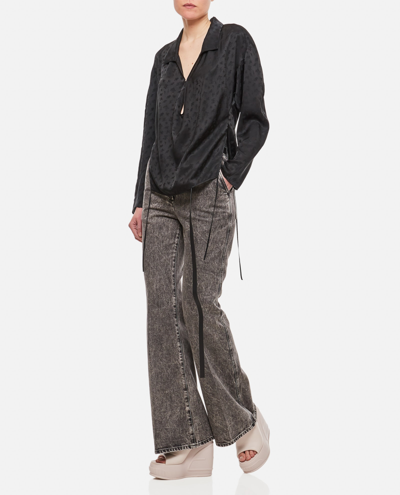 Kiko Kostadinov Women Two Way Shirt In Black