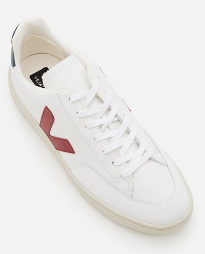 Shop Veja V-12 Sneakers In White