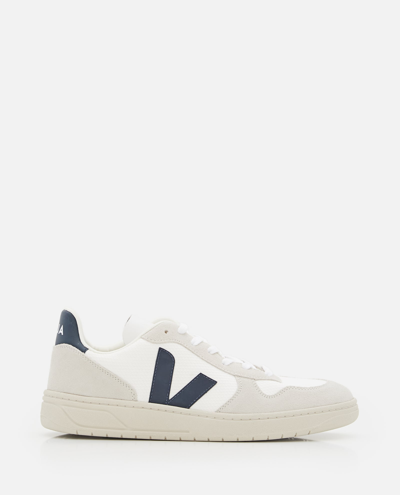 Shop Veja V-10 Sneakers In White