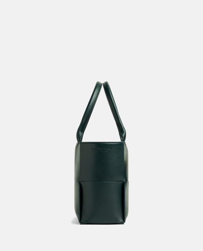 Shop Bottega Veneta Arco Small Shopper Bag In Green